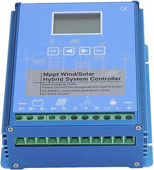 CHRISK Battery Energy Controller 8000W Wind Turbine Generator Hybrid Wind Solar Controller Booster MPPT LCD Screen,48v