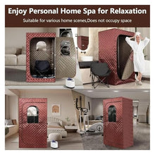 ZDGsrgWRG 3L Portable Sauna Tent Steamer Folding Chair Set Remote Control