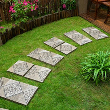 zktoermn Garden Stepping Stones, Retro Non-Slips Decorative Path Stones for Patio Lawn Courtyard, Versatile Outdoor Garden Decor for Gardeners Homeowners(61.5x32x3.5cm)