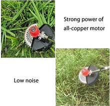Portable Electric Grass Trimmer Cordless String Brushless Grass Trimmer Weed Eater for Lawn Trimming Care Pathway Edging 30000mA High Capacity Rechargeable Battery