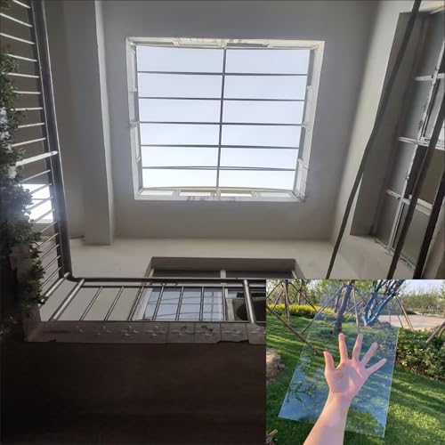 Polycarbonate roof panels, greenhouse panels, 1/2/3mm thick courtyard skylight roof covers, UV-proof and rain-proof plastic roofs, suitable for gardens, agriculture, sunrooms, chicken coops, etc(3mm,1