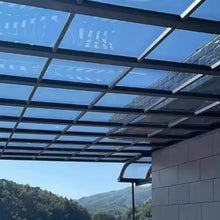 Polycarbonate Sheets All-Weather Outdoor Greenhouse Covering, Plastic Roofing Sheets Rainproof Insulation Protection(1.56x172m)