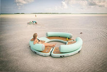 BOTE Inflatable Dock Hangout Suite 240° Floating Party Raft Classic Seafoam
