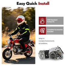eaizybuk 32CC 2 Stroke Engine Gas Motor Direct Replacement Engine Motor Bike Engine Motor Kit Hand Pull Air-cooled Integrated Structure for 1:5 HPI Baja 5B 5T SS 5SC Rovan Baja