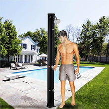 CFDZCP Outdoor Shower kit 10 Gal Solar-Heated Shower, Freestanding Portable Shower Spa Set for Outside Backyard Garden Shower System,Temperature and Pressure Adjustable