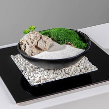 MACIUM Simulation Potted Plants Bonsai Tree Simulated Moss Green Plant Bonsai Chinese Tea Table Bogu Shelf Tea Room Desktop Landscaping Decoration Ornaments Fake Plant Greenery Decor for Desk