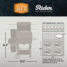 Oklahoma Joe's Rider 1200 DLX Pellet Grill & Smoker Red