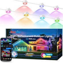 rosykite Permanent Outdoor Lights, 200ft,144 Lights, RGB+IC & Tunable White