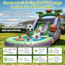VVAIMYNX 21FT Inflatable Water Slide for Kids and Adults, w/Big Splash Pool