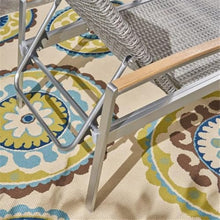 Noble House Oxton Outdoor Wicker and Aluminum Chaise Lounge Set of 4 Grey