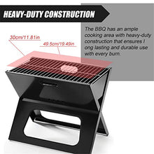Portable Barbecue Grill Foldable BBQ Outdoor Charcoal Camping Picnic Accessories