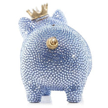 Jay Strongwater Gatsby Pavé Piggy Bank Pale Blue