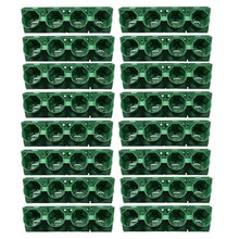 FDGFRGG Set of 16 Vertical Wall Planters, Indoor Stackable Wall-Mounted Flowerpots, Outdoor Hanging Plastic Pots for Living Wall, Garden, Vegetable(Large(16PCS))