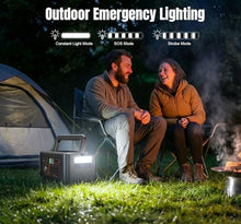Portable Power Station 650W (1200W Peak), 576Wh Solar Generator