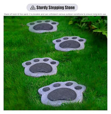 Garden Stepping Stone,Decorative Stone for Garden, Garden Stepping Stone for Outdoors, Bear Paw Modeling Pavers(26 x 29cm (10 1/4" x 11 3/8"))