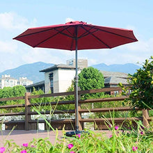 YYBOES Outdoor Garden Parasols Parasols 9' Patio/Garden Umbrella With Crank, Perfect For Outdoor Yard, Beach Commercial Event Market, Camping, Swimming Pool Side good