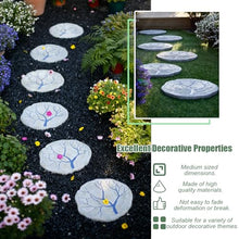 Kunovo Garden Stepping Stone Imitation Wood Grain, Realistic Trunk Modeling Decorative Stones, Weatherproof Pathway Backyards Courtyard Landsaping Paver (Size : 6PCS), 58741