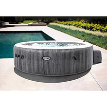 Intex PureSpa Greywood Deluxe 85" x 25" Inflatable 6 Person Hot Tub Greywood