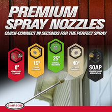 Simpson Cleaning PS60869 PowerShot 4000 PSI Gas Pressure Washer, 3.5 GPM AAA Triplex Pump, Honda GX270 Engine, Includes Spray Gun, Wand, 5 QC Nozzle Tips, 3/8-inch x 50-Foot Monster Hose, 49-State