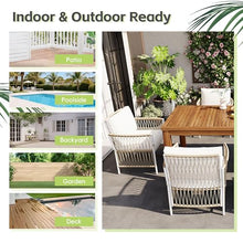 SKJDCSDLLSN Patio Dining Set with 67 in Rectangular Table, 7-Piece
