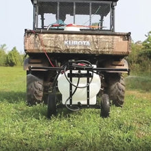 CHAPIN 97761E: Made in the USA 25-Gallon Mixes on Exit 12V, 2.5 GPM Pump ATV/UTV Tow Behind Spot Sprayer with Separate Water Tank and Concentration Tank to Mix on Demand, Translucent White