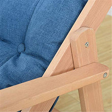 Renovation House Foldable Seat Lounge Chair Recliner Adjustable Patio Sofa Relaxing Lounge Chair Furniture (Color : Blue Size : 74 * 128 * 16cm)