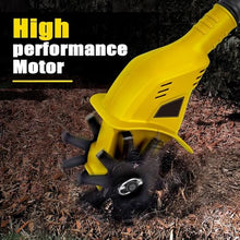 Small Tiller Cultivator, Household Use Electric Tiller, Garden Tiller, Lightweight Cordless Garden Cultivator for Gardening, Manganese Steel Blade, 20v Lithium