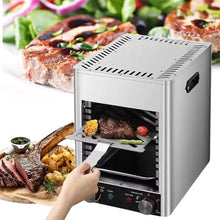 Automatic Steak Grill Fully Automatic Steak Grill, 4-Speed Adjustable Temperature Electric Steak Grill, 10 Minute Timer, 200-800℃ Steak Oven