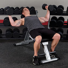 Body-Solid Commercial Round Head Rubber Dumbbell Set (SDPS900)