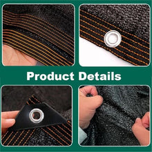 Hxli Sunshade Net Mesh Tarp with Reinforced Grommets, Privacy Screen Outdoor Sun Shades Cloth, Heavy Duty Sunblock Resistant