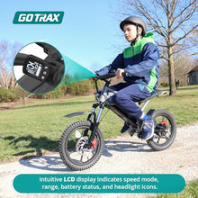 Gotrax Astra Electric Dirt Bike 16" Tires 350W Motor Dual Suspension Black