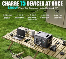 Arkpax 1200W Portable Power Station 1024Wh Solar Generator
