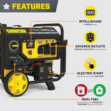 Champion 4750-Watt Electric Start Dual Fuel Portable Generator, CARB