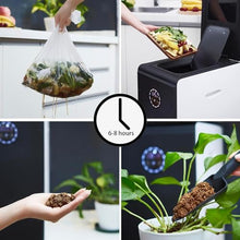 GEME World's First Bio Smart Electric Composter Kitchen, Turn Food Waste into Organic True Compost No Dehydration - 19L Compost Machine Electric Compost Bin