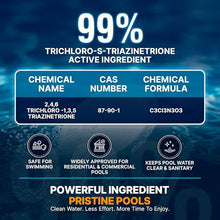 Pool Shark Swimming Pool Chlorine Tablets 80 lbs (2x40) 3-Inch Chlorine Tablets Slow-Dissolving 90% Active Chlorine Tabs Pool Chemicals for Inground Pools Above Ground Pools Saltwater Spa Hot Tub