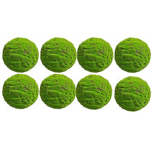 Green Artificial Moss Balls, Handmade Sphere Moss Hanging Balls for DIY Wedding Party Home Hotel Decoratio, Hangin Plants Landscape Landscaping Ball (Color : Diameter: 45cm/17.71in, Size : 8pcs)