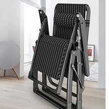 UYCVT Zero Gravity Chair Portable Deck Chair Terrace Garden Sun Lounger Lunch Break Lounge Chair with Upholstered Cushions Chaise Lounges Brown-Size