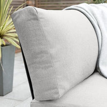 KETTLER Elba Aluminum 4-Piece Corner Set with Teak Accents (Cast Silver)