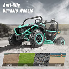ELEMARA 2 Seater Electric Off-Road Truck for Kids Mint Green