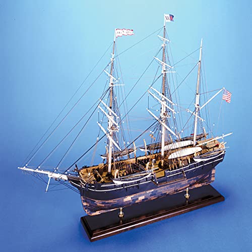 Model Expo Model Shipways Charles Morgan Whale Bark 1:64 Scale Wood Ship Kit