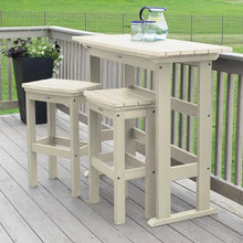 highwood AD-KITBALC2-WAE Lehigh 3pc Bar Height Balcony Set, Whitewash