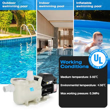 iLiving ILG8PP220-VS Variable Speed In-Ground and Above-Ground Swimming Pool Pump, 2.2HP