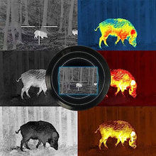 GOYOJO Night Vision Monocular Thermal Imager Scope Sight for Hunting Black