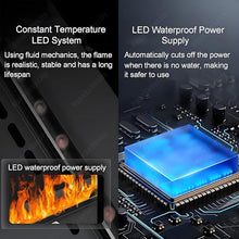 HuanSebesity Water Vapor Fireplace with Real Water-Flame Vapour,Multiple Flame Colors and 5 Levels Flame Adjustment,LED Indoor Embedded Touchable Atomized Flame,Vent-Free,100cm/39.3in 100cm/39.3in