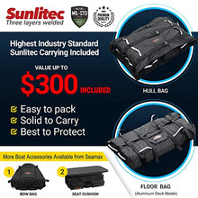 Seamax Recreational Inflatable Boat 10.8 Feet Dark Grey with High Pressure Airmat for 4 Passengers