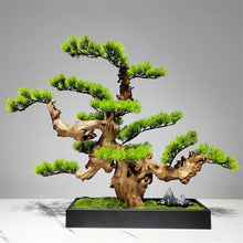 YXIANG56Q Fake Plants Artificial Bonsai Pine Tree Realistic Fake Plant Decoration Desktop Display Greenery Bonsai Tree