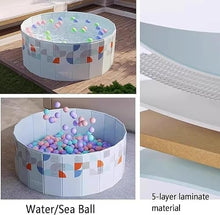 MQELHKCYSGX Ground Swimming Pool, Folding, Family Large Portable, with Hard Plastic casing, Easy to Assemble (Size: 1.6 Meters / 5.24 feet)