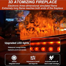 HuanSebesity Water Vapor Fireplace with Real Water-Flame Vapour,Multiple Flame Colors and 5 Levels Flame Adjustment,LED Indoor Embedded Touchable Atomized Flame,Vent-Free,100cm/39.3in 80cm/31.4in