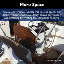 Lewmar 32" Folding Boat Steering Wheel Kit White