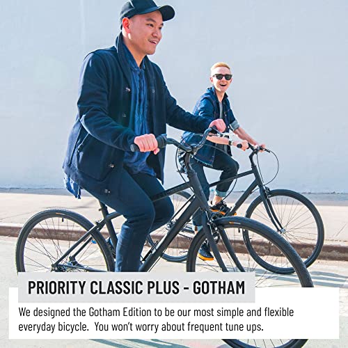 Priority Bicycles Classic Plus - Gotham Edition - Diamond Large All Black